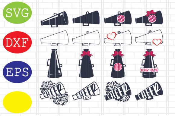 Cheer Megaphone Svg, Eps, Dxf, Png Files: A Designer’s Real-World Embroidery Review