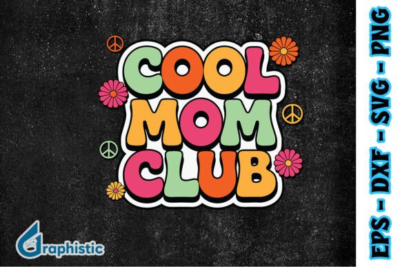 Cool Mom Club Mother s Day Groovy PNG Review for Real Embroidery Projects