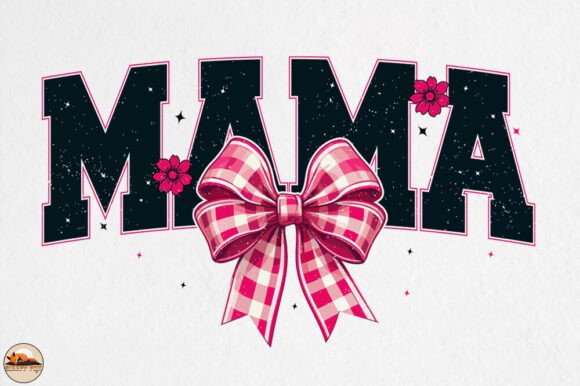 Mama Coquette Bow SVG, Mama Funny PNG Review for Real Embroidery Use
