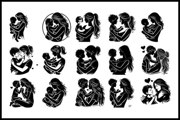 Mother Child Silhouette Vector Art Set: A Designer’s Honest Review