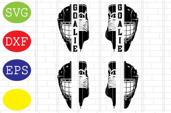 Split Goalie Mask and Ice Skate SVG Review for Real Embroidery Projects