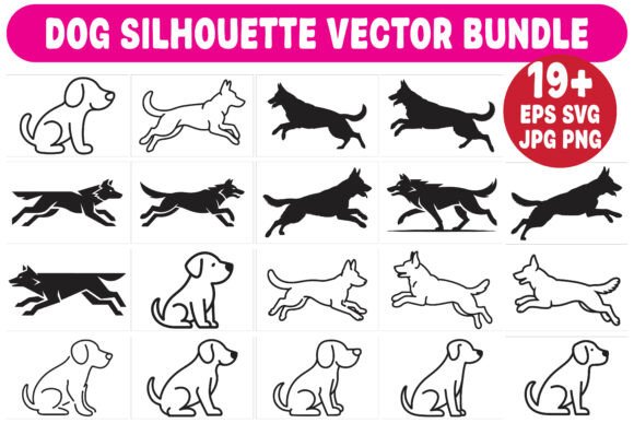 Working with the Dog Silhouette Vector Bundle: A Designer’s Real-World Review